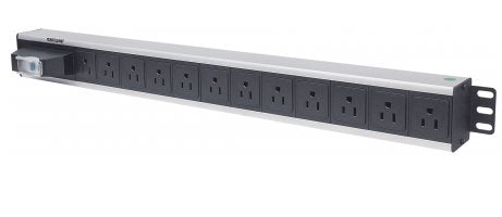 713955 Barra multicontactos vertical con 12 salidas - Contactos tipo NEMA - control y protección: interruptor neumático sencillo, cable 1.6 mts 713955 Barra multicontactos vertical con 12 salidas - Contactos tipo NEMA - control y protección: interruptor neumático sencillo, cable 1.6 mts